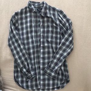 Madewell plaid button up